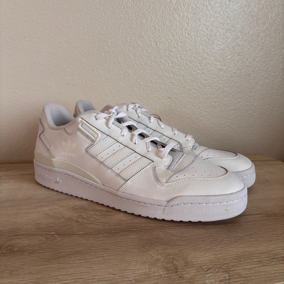 Adidas Forum Low Mens‎ White Sneakers Size 14